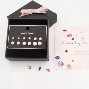 Pearl earring set for mother's day gift